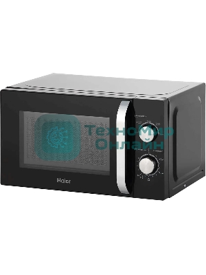 Микроволновая печь Haier HMB-MM208BA черный/серебристый, 20 л, 800 Вт, переключатели - поворотный механизм