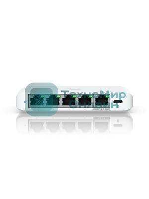 Коммутатор Ubiquiti UniFi Switch Flex Mini 2.5G Compact, 5-port 2.5G switch that can be powered with PoE or a USB-C adapter.