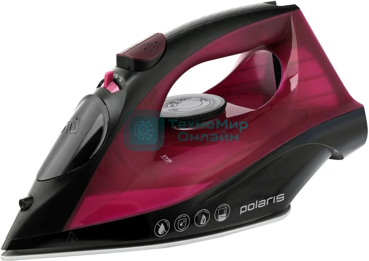 Утюг Polaris PIR 2430K 2400 Вт фуксия
