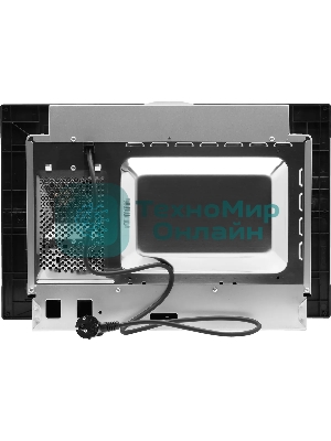 Микроволновая печь встраиваемая Hyundai HBW 2030 IX нержавеющая сталь, 20 л, 800 Вт, переключатели - поворотный механизм