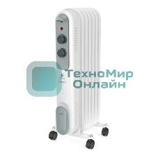 Обогреватель масляный Royal Clima ROR-P7-1500M (7 секций) белый, 1500 Вт, 20 м2, термостат