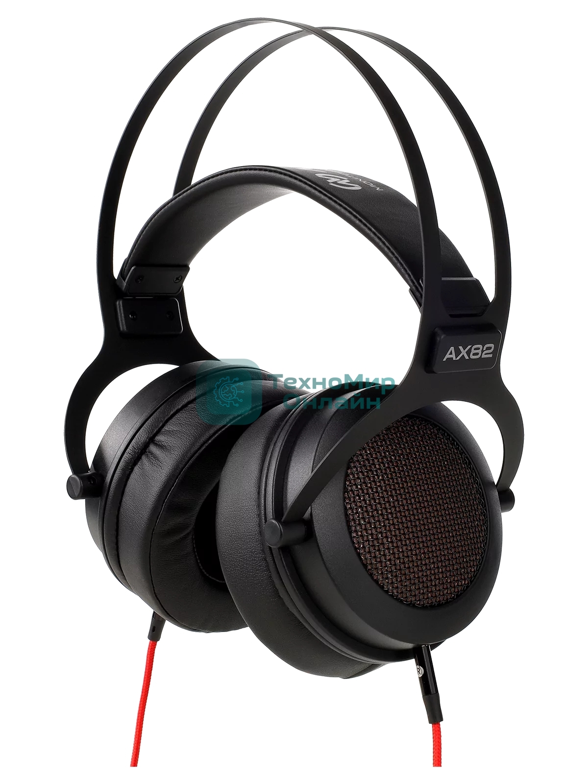 Проводные наушники Axelvox AX82 черный, полноформатные