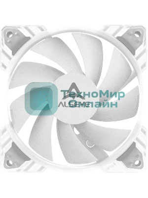 Вентилятор в корпус ALSEYE N12-W FAN 120mm, 700~1800rpm, 25.98~64.46CFM, 17.4~34.8dBA, PWM, WHITE, RTL