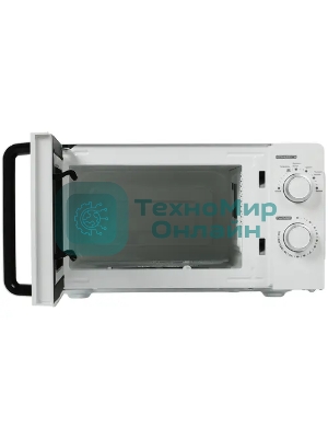 Микроволновая печь JVC JK-MW120M белый, 20 л, 700 Вт, переключатели - поворотный механизм