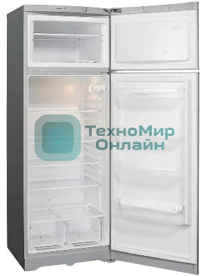 Холодильник Indesit TIA 16 G серебристый двухкамерный 245/51л морозилка сверху, ручная разморозка