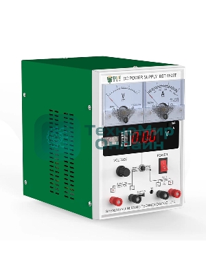 Лабораторный источник питания BESTOOL BST-1503T 15В, 3А, цифровой и аналоговый дисплей, 1 канал