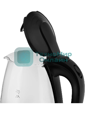 Чайник электрический Vitek VT-1122 TR бесцветное стекло (стекло, 1.7 л, 2200 Вт)