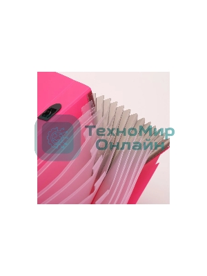 Папка-портфель Deli Rio EB40302 13 отделений, A4 полипропилен 0.6мм, ассорти