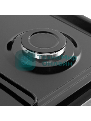 Плита газовая Maunfeld MGC50GEGR08 серый, конфорок 4 шт, духовка 59 л, 50 см x 88 см x 65 см