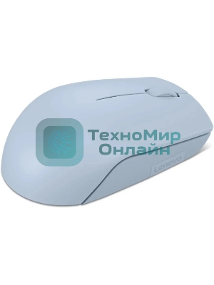Мышь беспроводная Lenovo 300 светло-голубой, 1000 dpi, радиоканал, USB, кнопки - 3