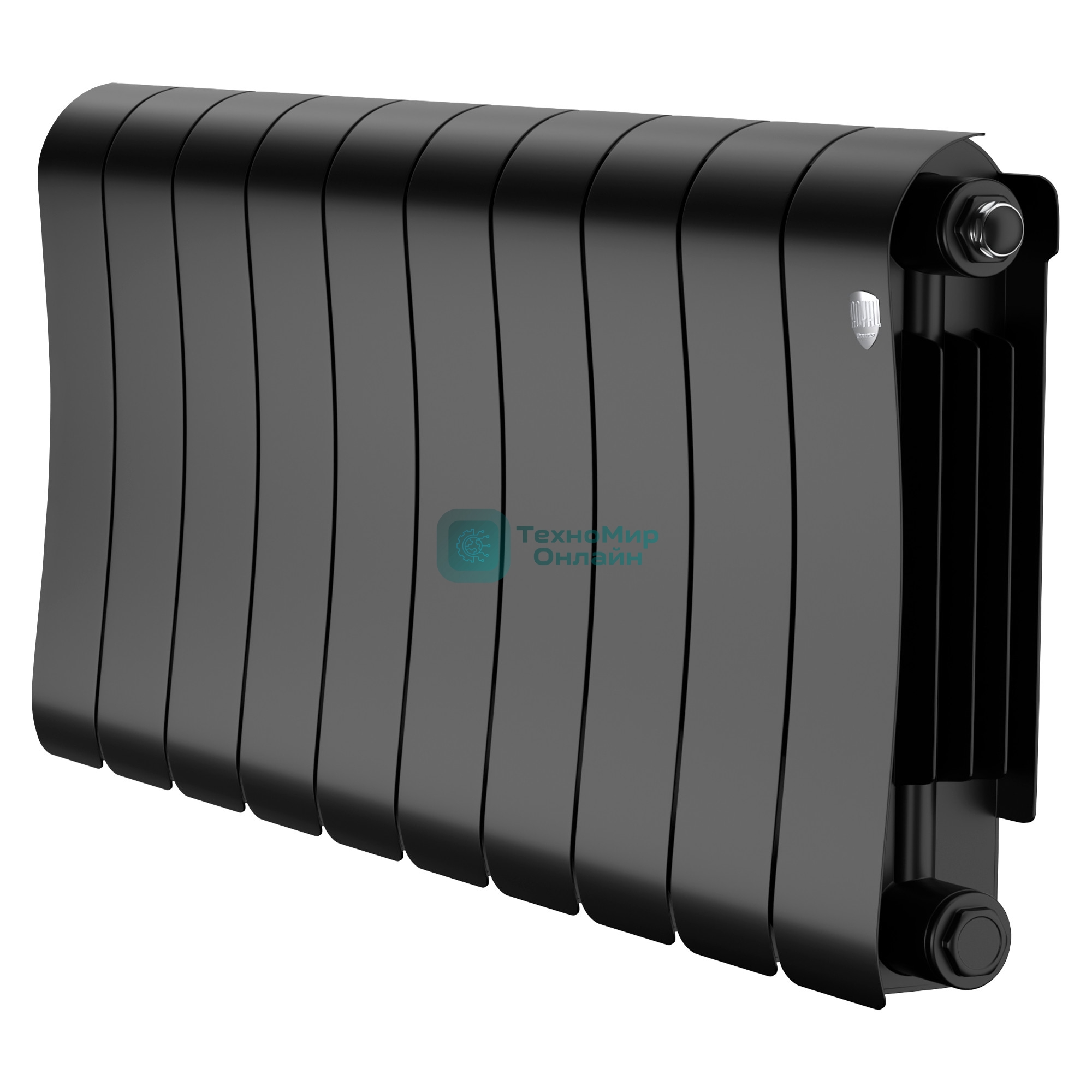 Радиатор биметаллический Royal Thermo Infinity 300 Noir Sable - 10 секц.