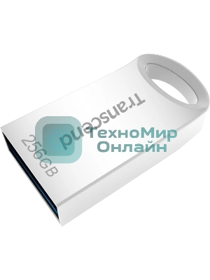 Флешка USB Transcend JetFlash 710S (TS256GJF710S), 256Gb, USB 3.0, R/W 90/40, серебристый