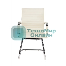 Кресло компьютерное Бюрократ CH-883-LOW-V/IVORY низкая спинка слоновая кость искусственная кожа