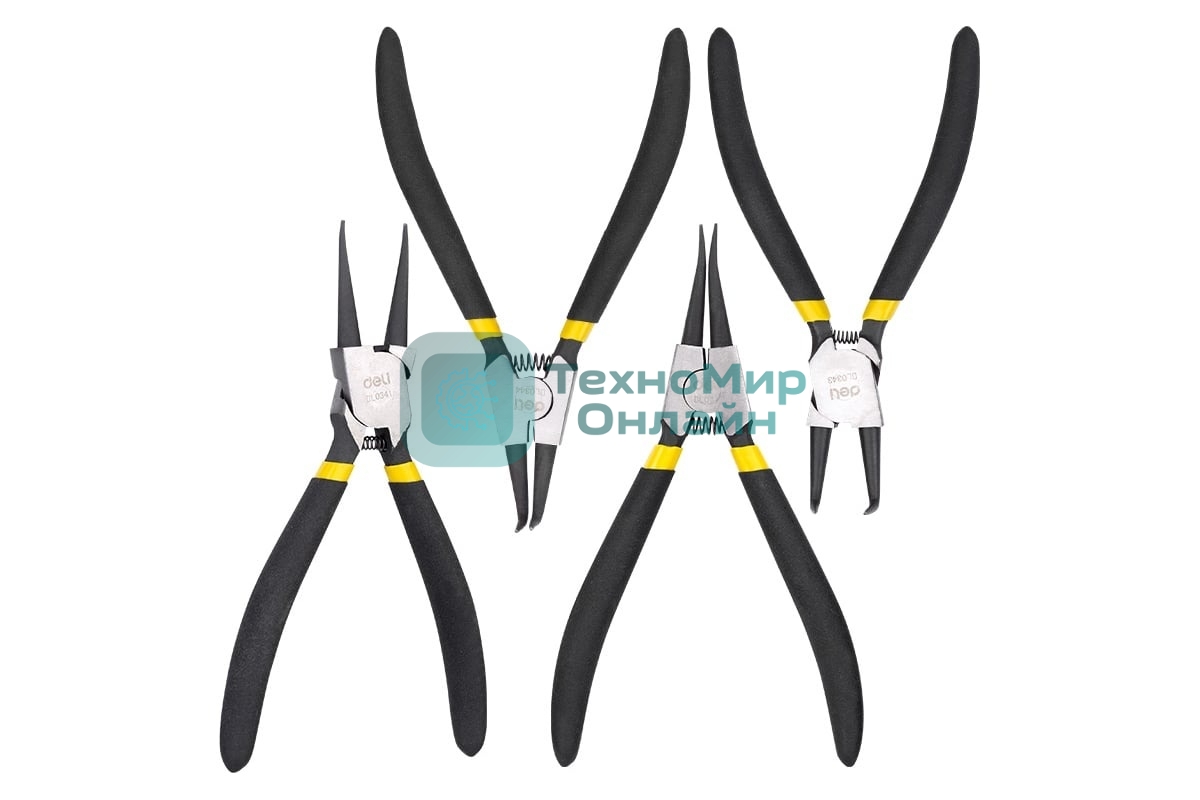 Набор съемников стопорных колец Deli DL104407 7