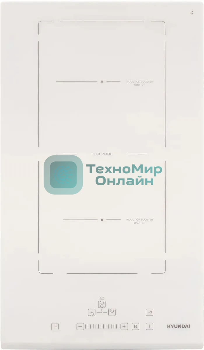 Индукционная варочная панель Hyundai HHI 3772 WG белый