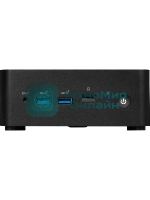 Компьютер MSI Cubi NUC 1M-098RU, черный, Intel Core 5 120U/16Gb/512Gb/IrisXE/WF6E/BT5.3/120W/AirCooling/W11P (9S6-B0B111-218)