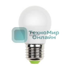 Лампа светодиодная JazzWay PLED-ECO-G45 5Вт шар 4000К белый E27 400лм 220-240В