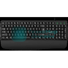 Клавиатура Genius KB-123 проводная, USB Type-A, чёрный