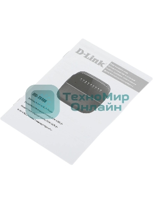 Роутер беспроводной D-Link DSL-2640U/R1A ADSL2+ черный ANNEX А