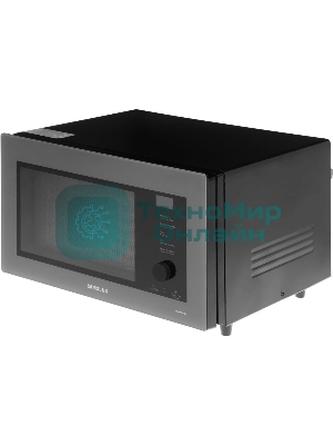 Микроволновая печь Samsung MC32DB7746KC/BW антрацит, 32 л, 1400 Вт, переключатели - сенсор, поворотный механизм