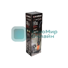 Пылесос вертикальный Endever SkyClean VC-277 темно-серый/оранжевый, питание от сети, 130 Вт, уборка сухая, пылесборник 1.2 л