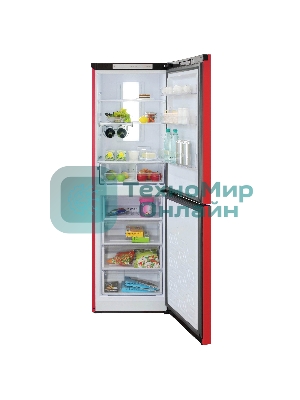 Холодильник Бирюса Б-H940NF красный двухкамерный 210/130л морозильник снизу, No Frost