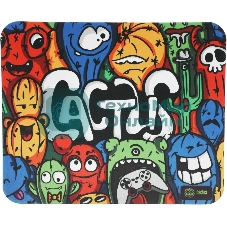 Коврик для мыши Cactus CS-MP-D03M Colorful Cacti 300x250x3мм