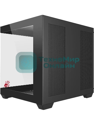Компьютерный корпус Bloody CC-121 черный без БП mATX 7x120мм 1xUSB 2.0 1xUSB 3.0 audio