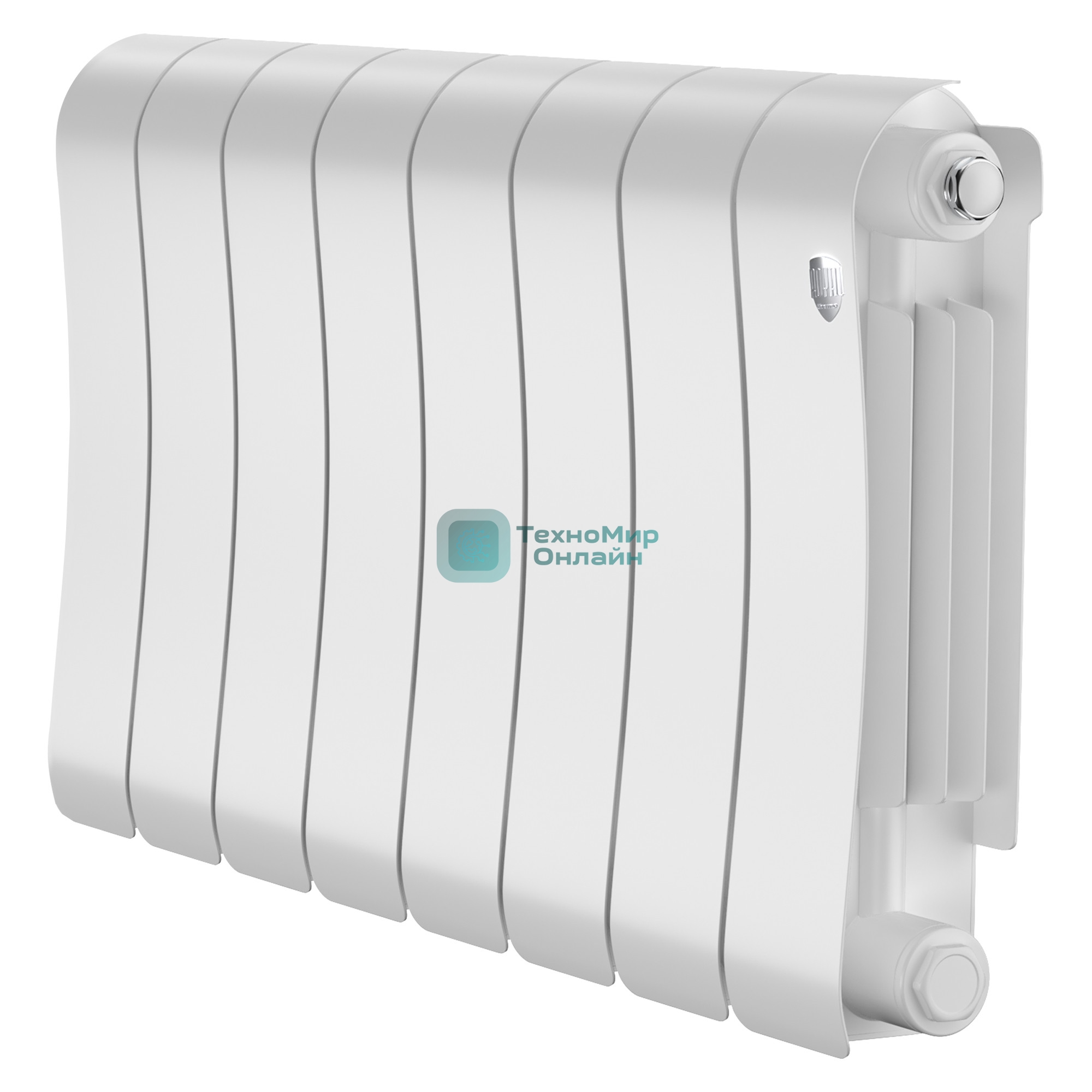 Радиатор биметаллический Royal Thermo Infinity 300 Bianco Traffico - 8 секц.