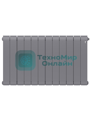 Радиатор биметаллический Royal Thermo Infinity 500 Silver Satin - 12 секц.