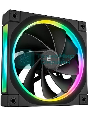 Вентилятор для корпуса Deepcool FL12R Reverse ARGb 120х120x25 черный 4-pin 33.9дБ (R-FL12R-BKAPN1-G)