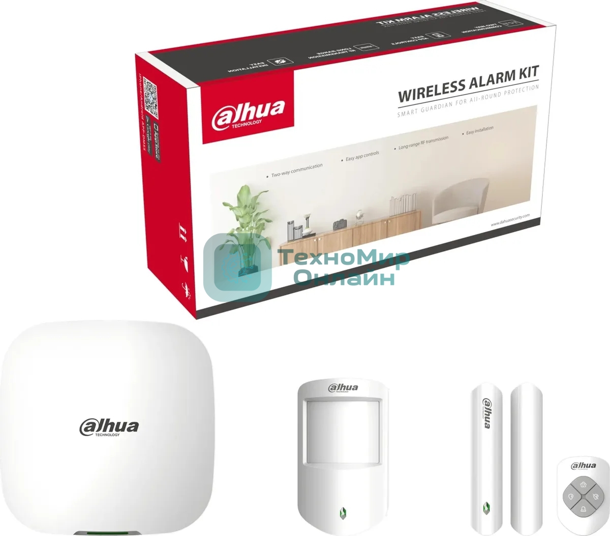 Комплект охранной сигнализации Dahua DHI-ART-ARC3000H-03-W2(868)