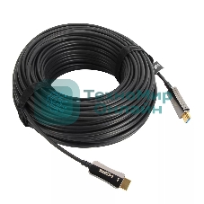 Активный оптический кабель HDMI 19M/M,ver. 2.0, 4K@60 Hz 40m VCOM