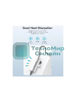 Мультифункциональный хаб Vention USB Type C 6 в 1