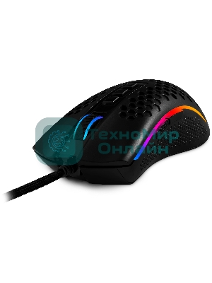 Мышь проводная Redragon Storm Elite черный, 16000 dpi, USB, кнопки - 7