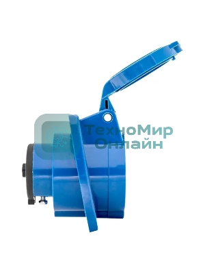 Розетка стационарная внутренняя EKF 413 ps-413-16-220 16А 220В 2P+РЕ IP44