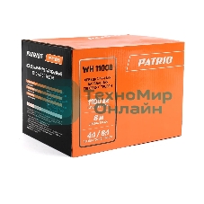 Лебедка ручная барабанная PATRIOT WH 1100B, усилие - 1100 кг, трос- 8 м