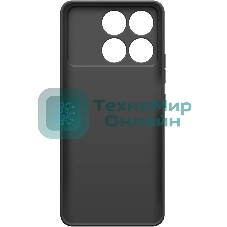 Чехол (клип-кейс) BoraSCO для Xiaomi POCO F6 Pro Silicone Case черный