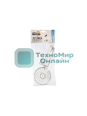 Лейка для душа РЫЖИЙ КОТ SH-1001, 100 мм (два режима)