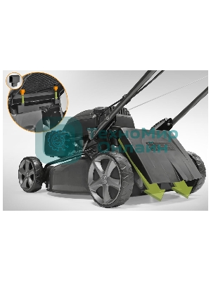 Газонокосилка CARVER LMG-2646HM бенз., 2.6 кВт, шир.46см колеса 7''/8'' травосб.65л мульчиров.