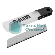 Лезвия Denzel 25 мм, сталь SK5 - 0,7 мм, 5 шт.