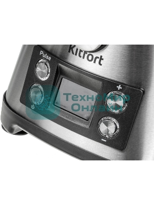 Кухонный комбайн Kitfort KT-1395 800Вт серебристый/черный