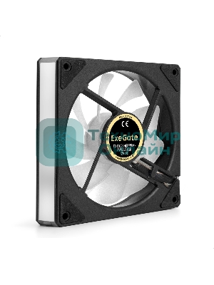 Вентилятор с подсветкой ExeGate EX12025H6PPRM-PWM.ARGb (120x120x25 мм, ARGb, Hydraulic bearing (гидродинамический), 6pin, 1200RPM, 33dBA)