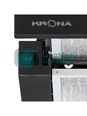 Вытяжка кухонная Krona KAMILLA T 600 BLACK (1 мотор)
