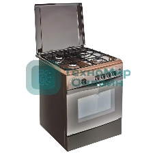 Плита газовая Gefest ПГ 1200 С6 К19 коричневый, конфорок 4 шт, духовка 63 л, 60 см x 85 см x 60 см