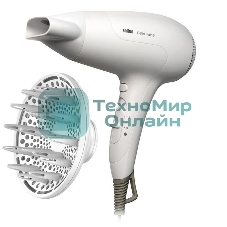 Фен Braun HD385 Satin Hair 3 белый, 2000 Вт, ионизация
