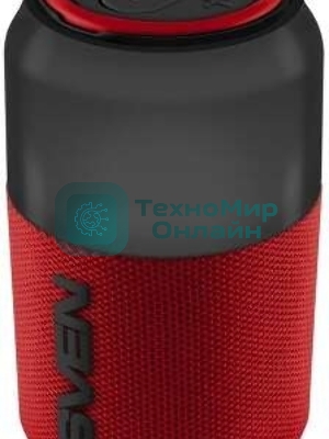 Колонка портативная SVEN PS-130 red (10 Вт, USB, Bluetooth, питание от USB/аккумулятора)