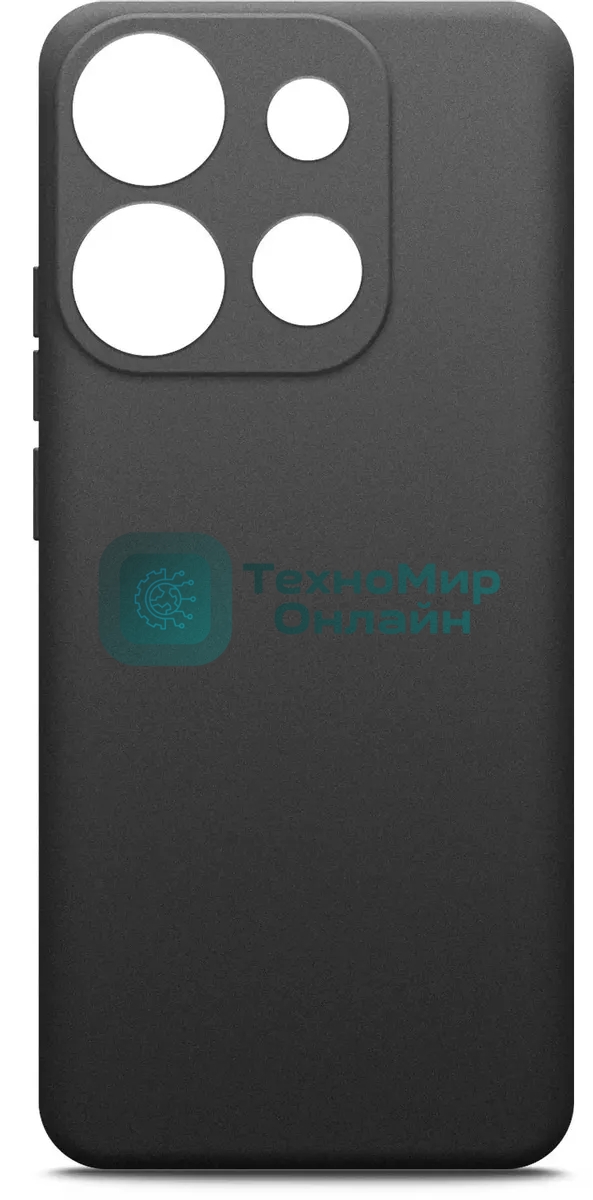 Чехол (клип-кейс) BoraSCO для Infinix Smart 7 черный