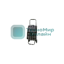 Тележка с сумкой Рыжий кот D203ECO Tartan, до 30 кг