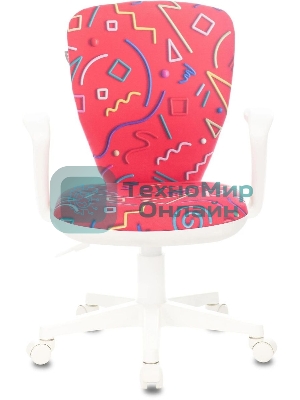 Кресло Бюрократ KD-W10AXSN малиновый, ткань, 120 кг